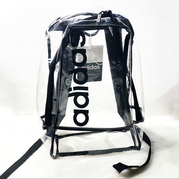 New ADIDAS Clear Linear Backpack Full Size